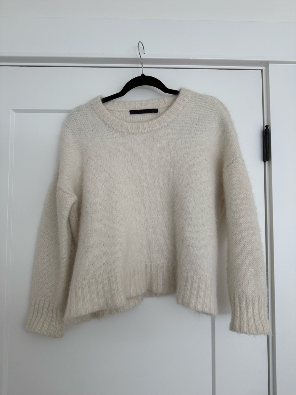 Jenni Kayne Cream Crewneck Sweater